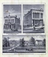 City Hall, Post Office, Ida Public Library, D. D. Sabin, E. C. Lawrence